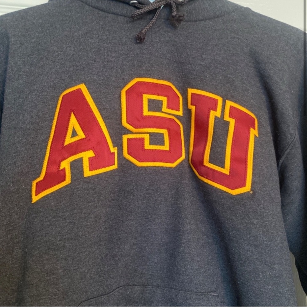 Champion Gray ASU Hoodie - Picture 3 of 6